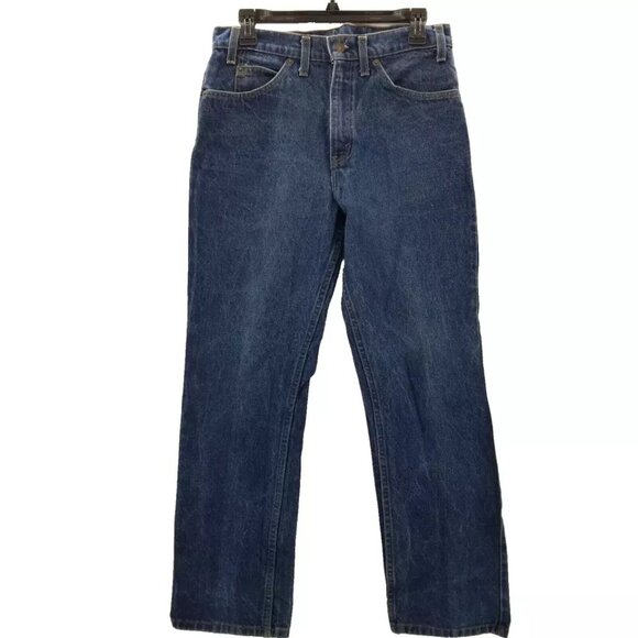 Vintage Levi's 40506-0215 Orange Tab Straight Leg Denim Jeans Size 30x30 - Picture 1 of 12